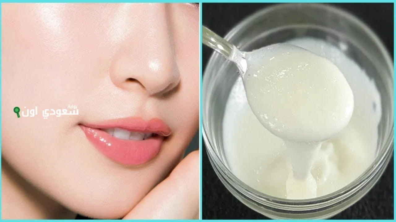 ماسك النشا باللبن