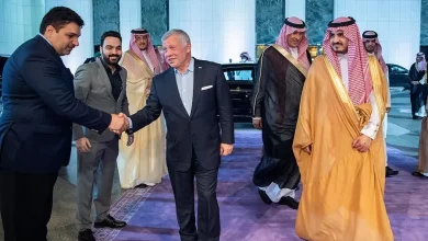الملك عبدالله الثاني يغادر جدة