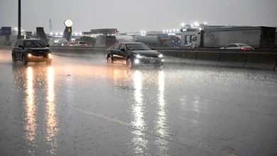 أمطار ورياح شديدة في منطقة جازان