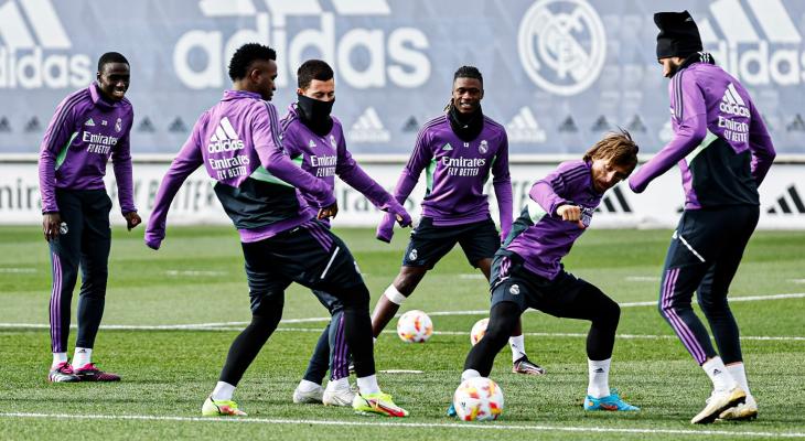غيابات مؤثره في تمرين ريال مدريد