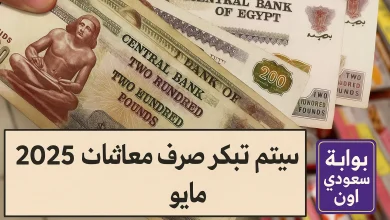 صرف معاشات مايو 2025