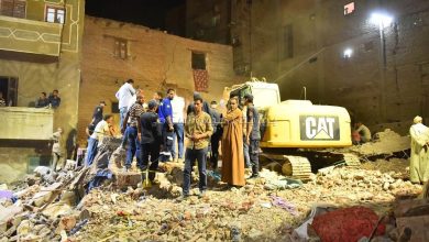 متابعة محافظ أسيوط العقار المنهار في حي غرب