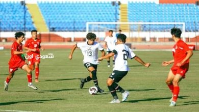 منتخب مصر وإنجلترا للناشئين