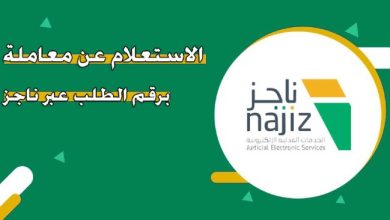 الاستعلامات الإلكترونية عبر ناجز