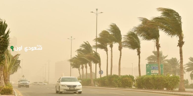 رياح قوية تضرب حائل