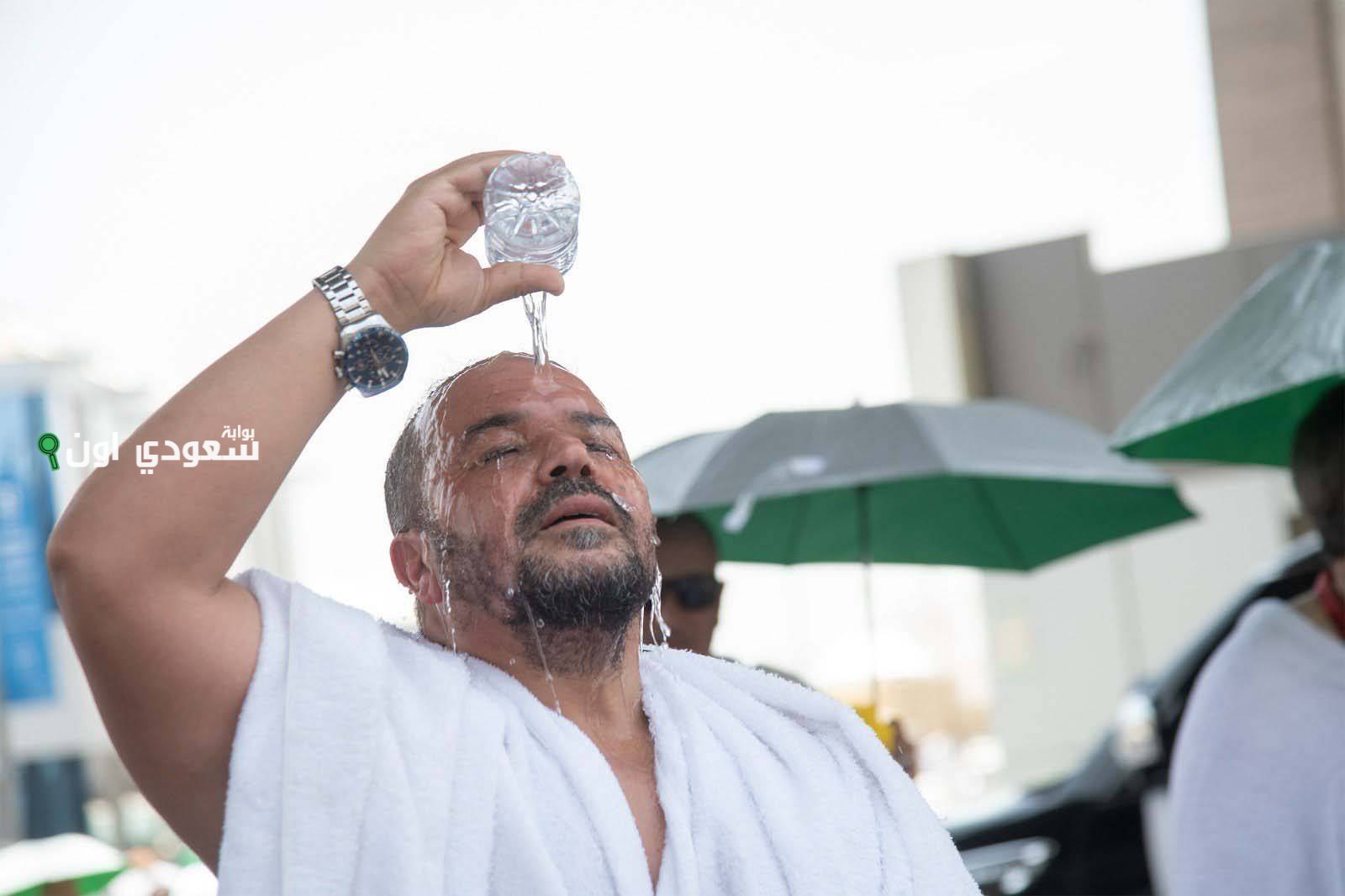 إصابات بالإجهاد الحراري في يوم عرفة
