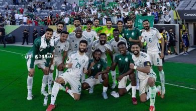 المنتخب السعودي وامريكا
