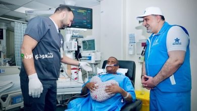 إنقاذ حاج مصري يعاني من جلطة قلبية
