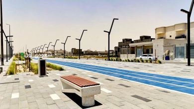 مضمار مشي بطول 1000 متر بالخفجي