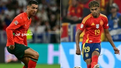 رونالدو يلتقي بلامين يامال