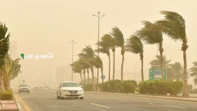رياح قوية تضرب جدة