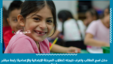 دخل اسم الطالب واعرف نتيجته (لطلاب المرحلة الابتدائية والإعدادية) رابط مباشر وشغال