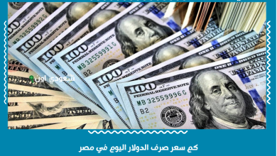 كم سعر صرف الدولار اليوم في مصر