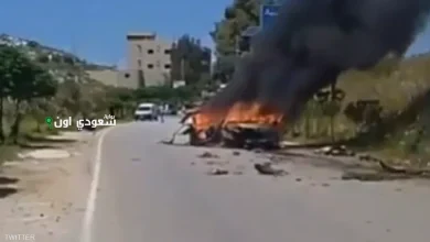 مقتل شخص جراء قصف سيارة في جنوب لبنان