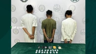 المدينة المنورة ضبط ثلاثة مقيمين ووافد بتهمة ترويج 1.7 كيلوجرام من الشبو