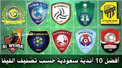 10 أندية في دوري روشن السعودي