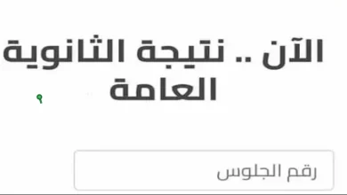 التسجيل في خدمة الاستعلام عن نتيجة الثانوية العامة