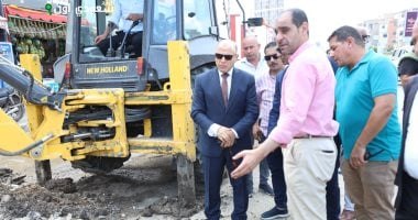 افتتاح خط مياه شرب رئيسي بعد انتهاء أعمال الصيانة في وسط مدينة كفر الشيخ
