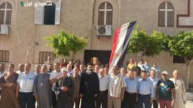 كنيسة مار جرجس بالإسماعيلية تنظم مسيرة للتشجيع على المشاركة في الانتخابات المقبلة