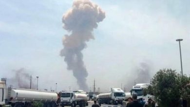 انفجار ضخم في ميناء الشهيد رجائي