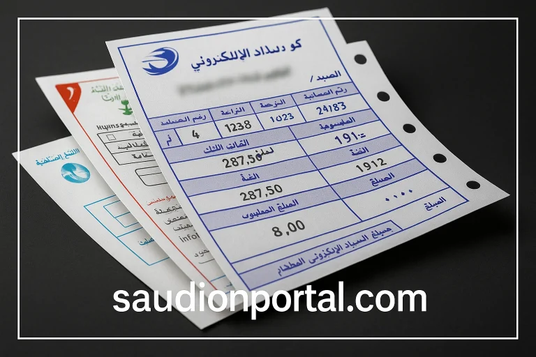 فاتورة الكهرباء