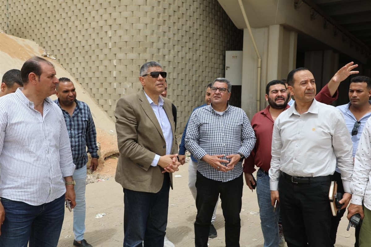 محافظ الجيزة يتفقد أعمال تطوير المنطقة المحيطة بالمتحف المصري الكبير