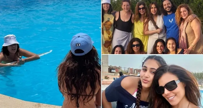 ناهد السباعي تحتفل بشم النسيم