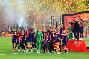أكاديمية اللاماسيا وتتوج بكأس الملك على حساب ريال مدريد