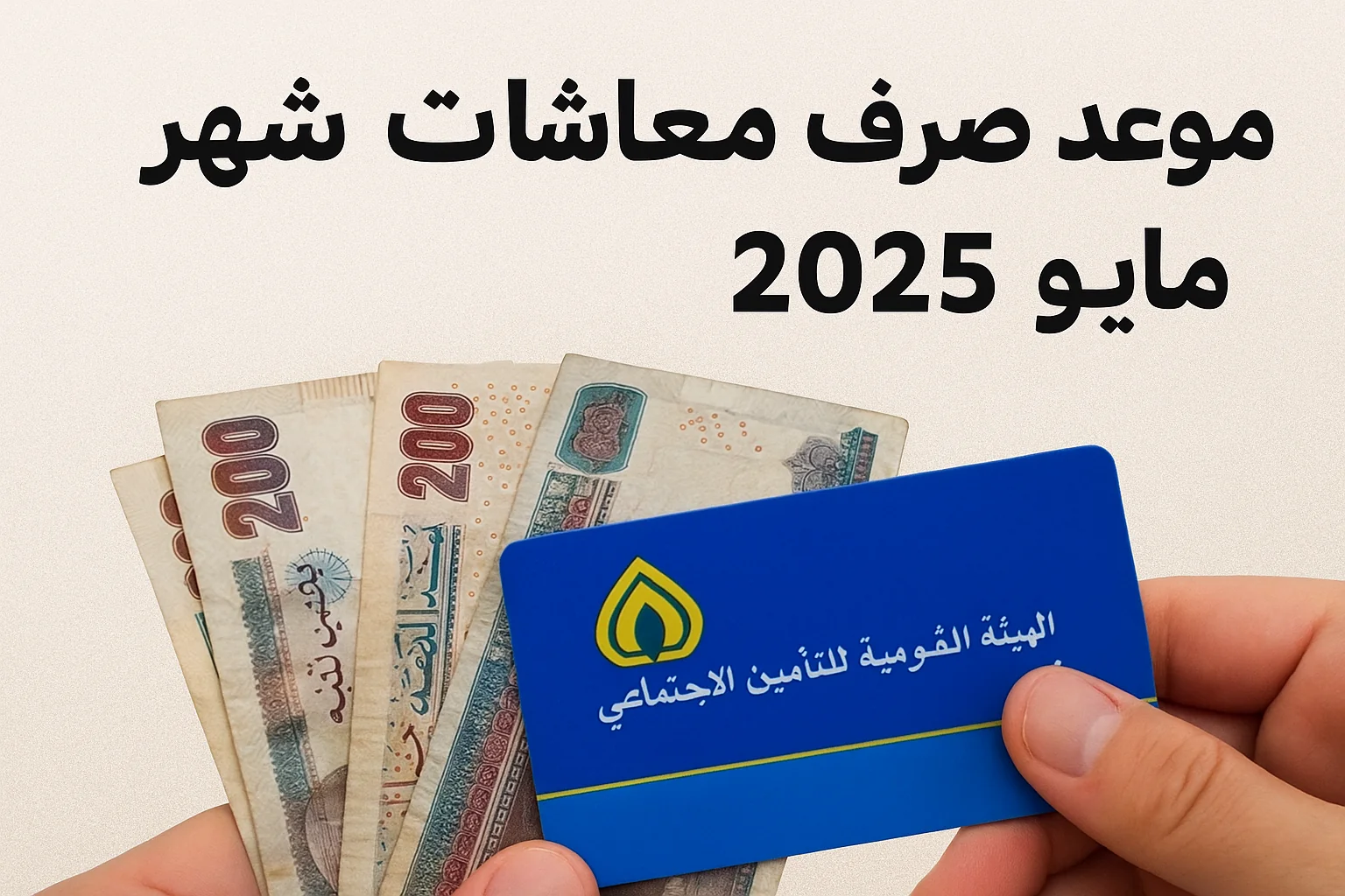 موعد صرف معاشات شهر مايو 2025