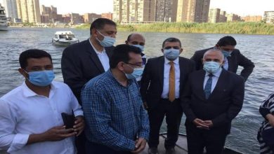 وزير الري يتابع إزالة التعديات على نهر النيل