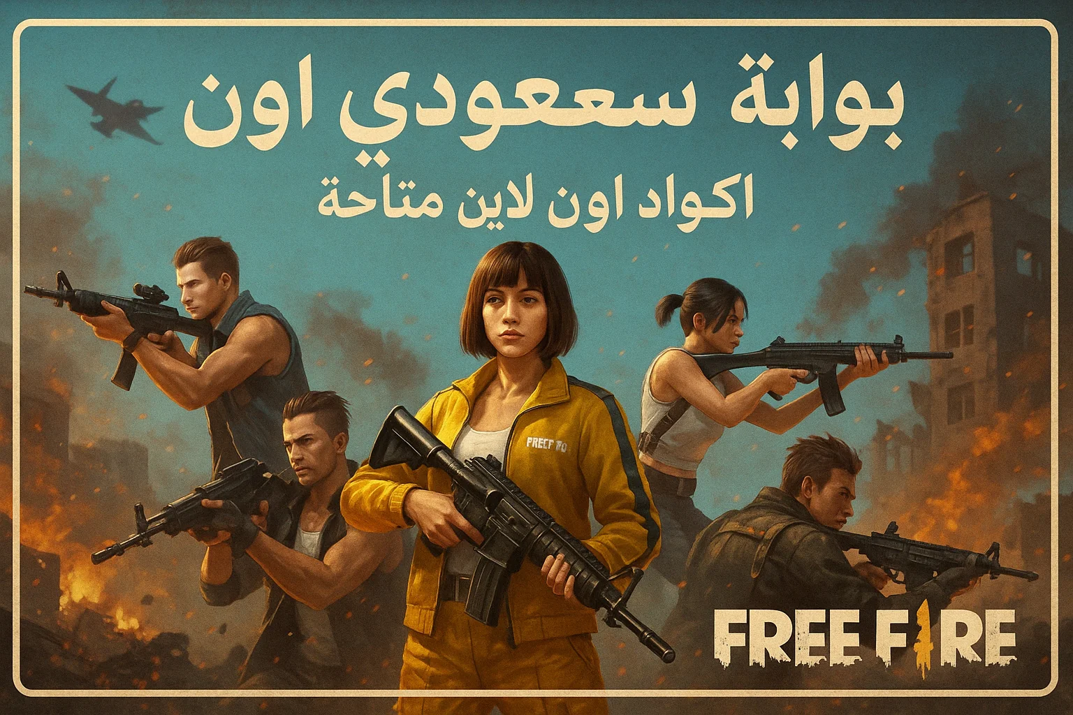اكواد فري فاير مجانا