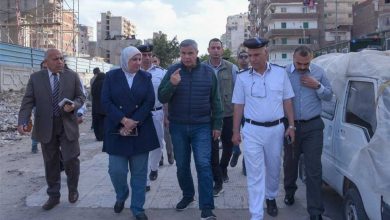 محافظ الإسكندرية يزيل المحال المخالفة على حرم السكك الحديدية في الإسكندرية تنفيذًا لمشروع "المترو الجديد"