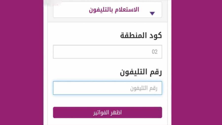 كيفية دفع فاتورة التليفون الأرضي أبريل