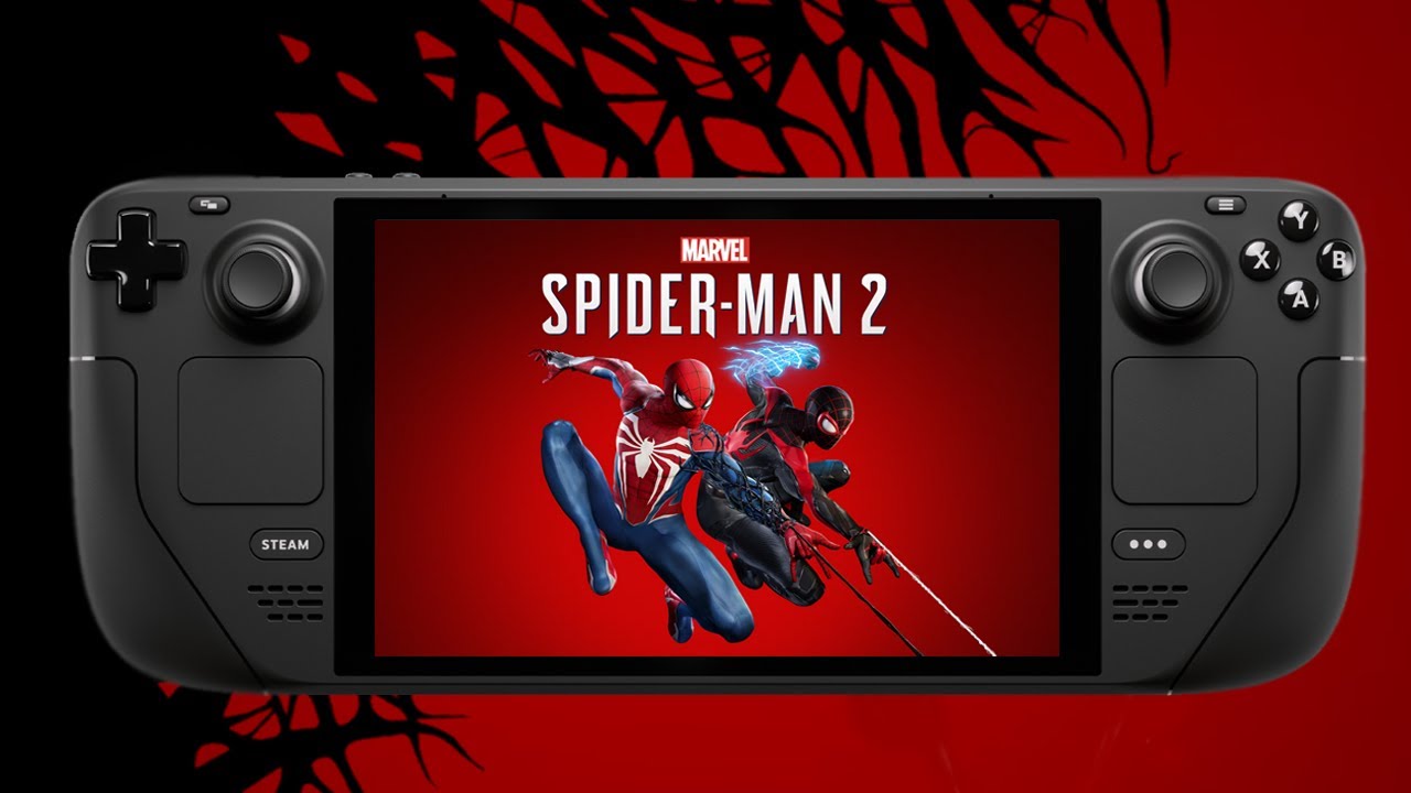 لعبة Spider-Man 2 على Steam Deck