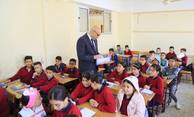 جدول امتحانات الصف السادس الابتدائي