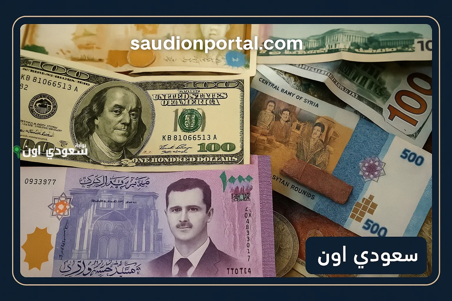 سعر الدولار مقابل الليرة السورية
