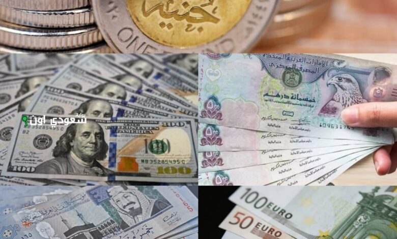  صرف الجنيه المصري مقابل العملات الأجنبية