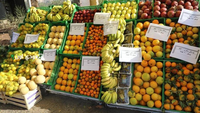 كم سعر الفاكهة اليوم في سوق العبور
