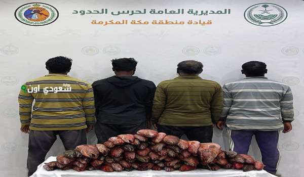 القبض على أربعة مقيمين