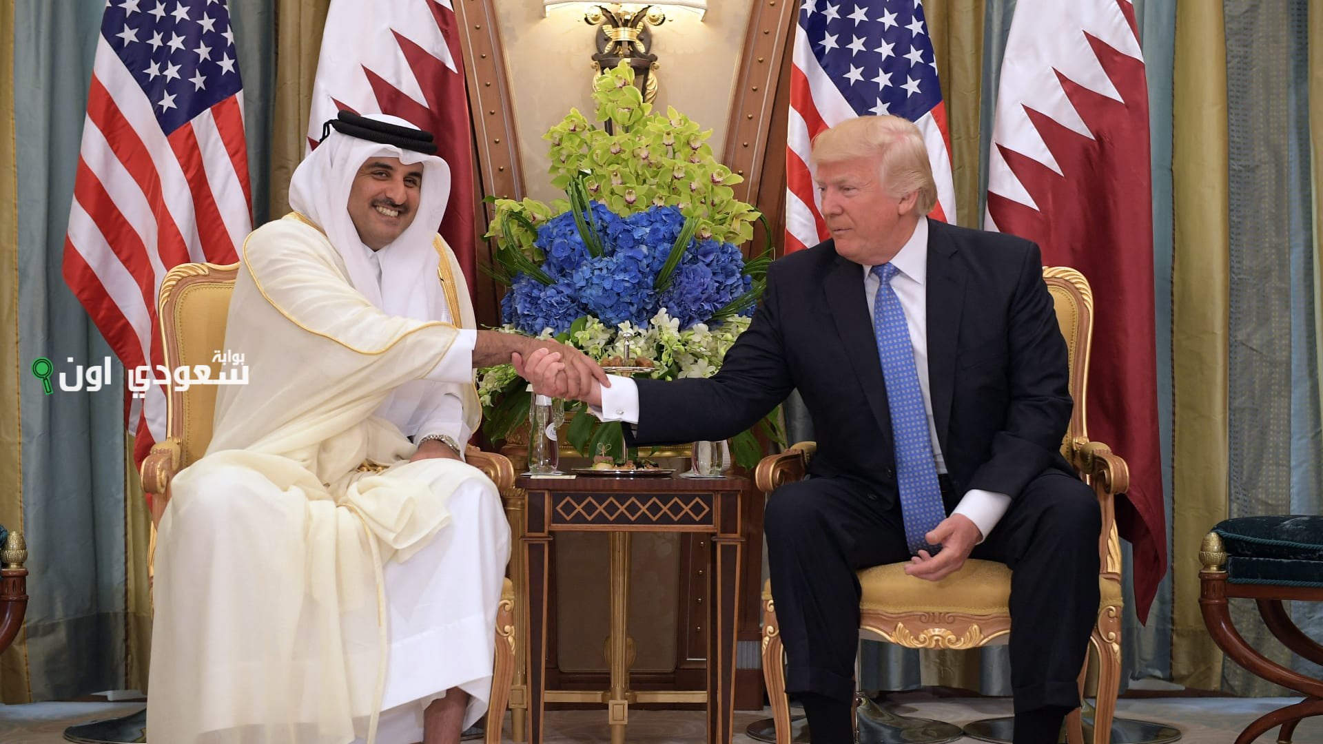 أمير قطر يفاجئ ترامب بهدية غير متوقعة
