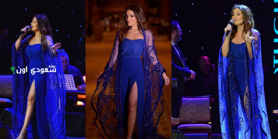 بعد أيام معدودة من وفاة زوجها كارول سماحة تغني على خشبة المسرح