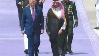 محمد بن سلمان يستقبل ترامب بالرياض