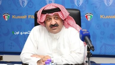رئيس اتحاد كرة القدم الشيخ أحمد اليوسف