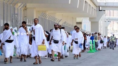الحجاج القادمين من الخارج