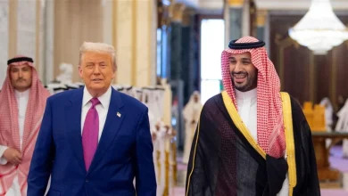 ولي العهد يرافق الرئيس الأمريكي
