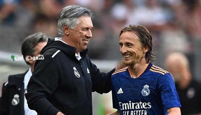 مودريتش وأنشيلوتي