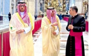 الجبير يشارك في احتفالات تنصيب بابا الفاتيكان