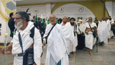 الحجاج القادمين من الخارج