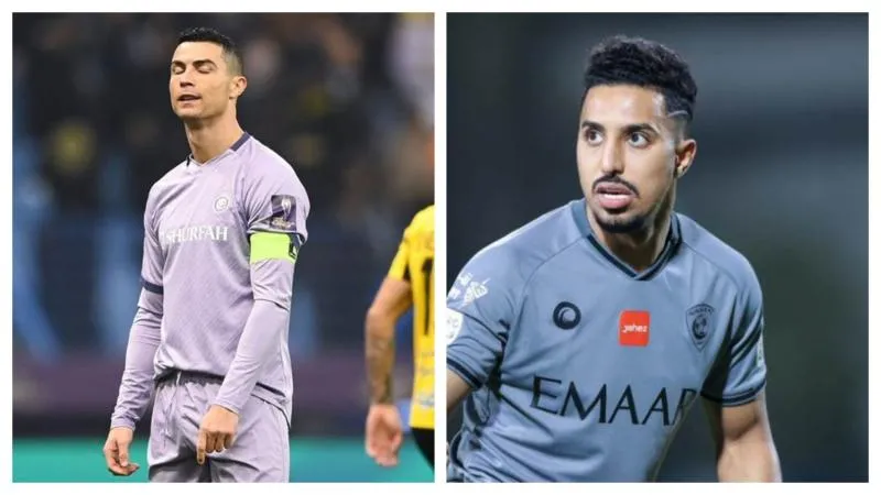 سالم الدوسري يعادل أرقام رونالدو