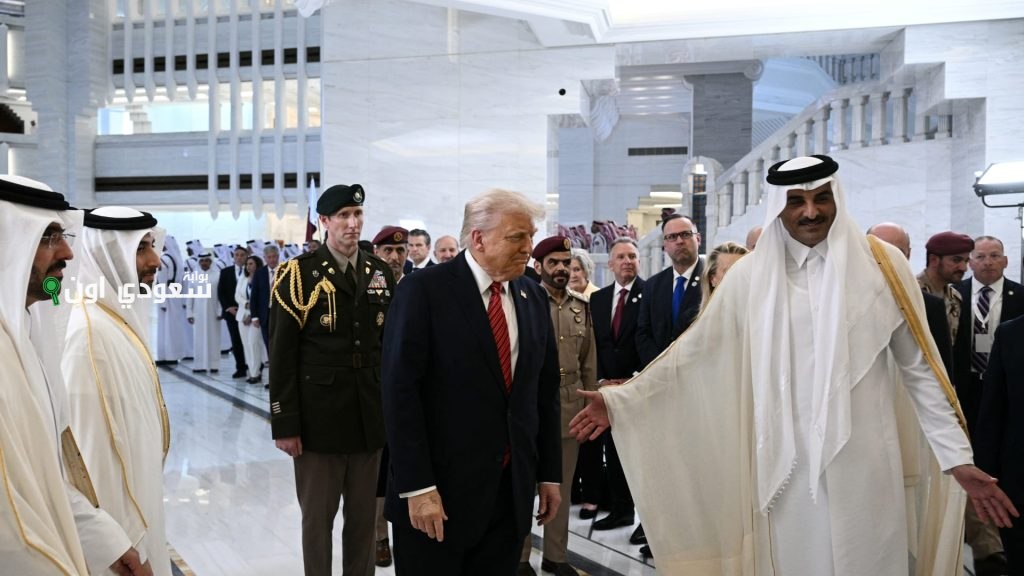 استقبال ترامب في الدوحة